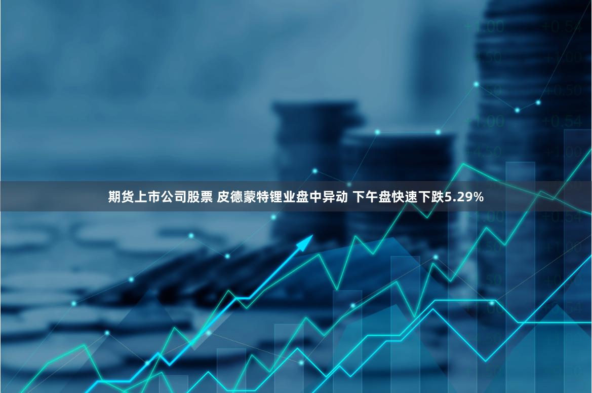 期货上市公司股票 皮德蒙特锂业盘中异动 下午盘快速下跌5.29%